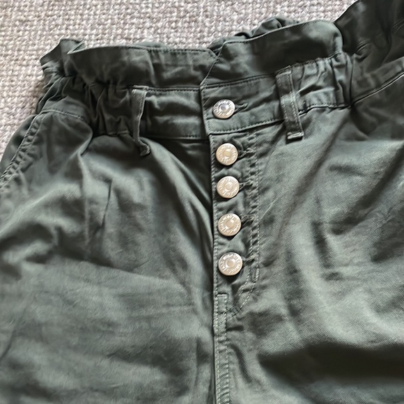 Veronica Beard army paper bag taper leg pant Sz 27/4 - Picture 4 of 7